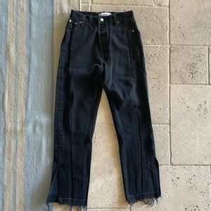 EB Denim Vintage Unraveled Jean in Black
